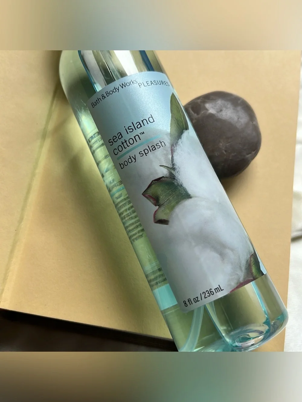 Bath & Body Works Vintage Pleasure Sea Island Cotton Body Splash Spray 8floz New